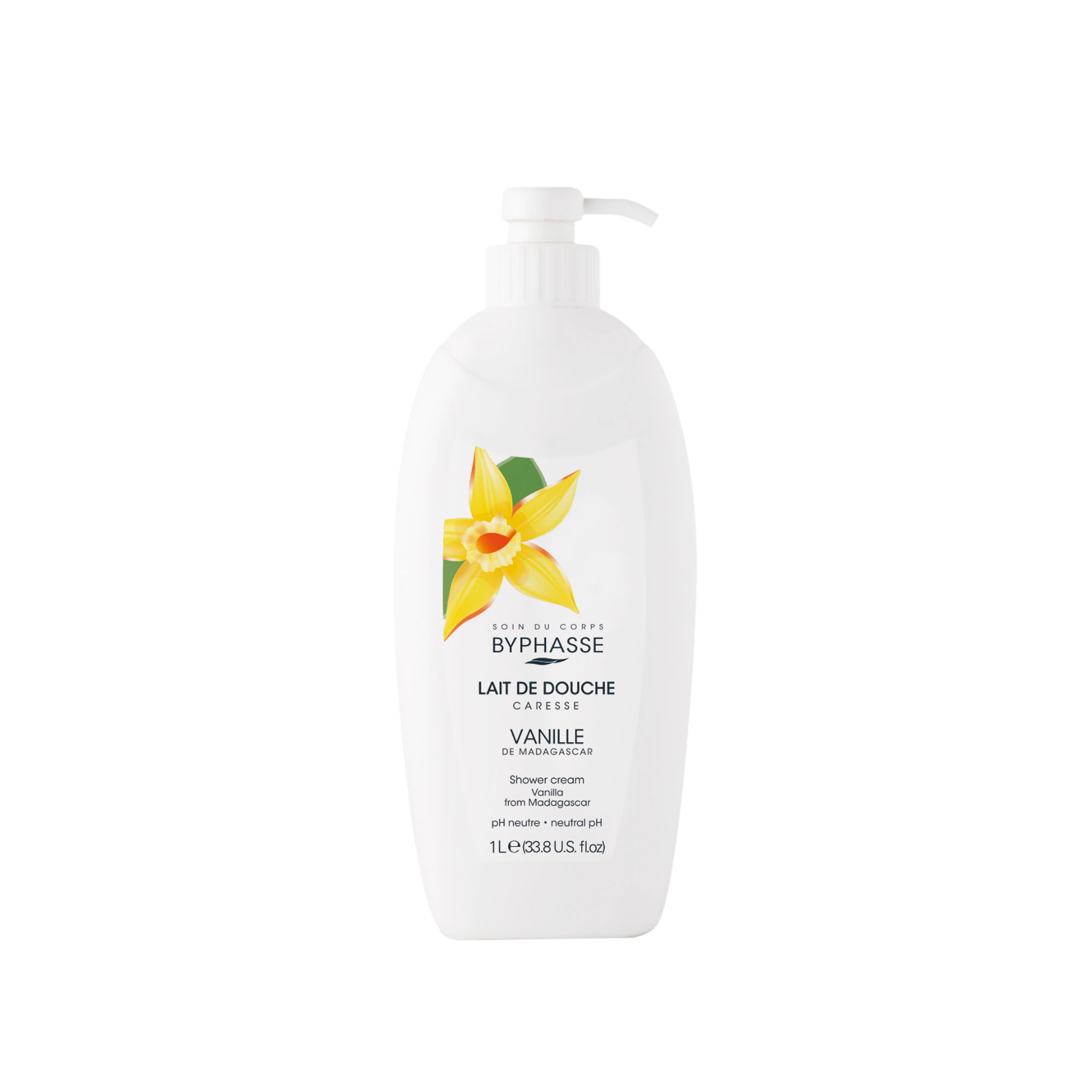 byphasee shower gel vanilia&rose 1liter