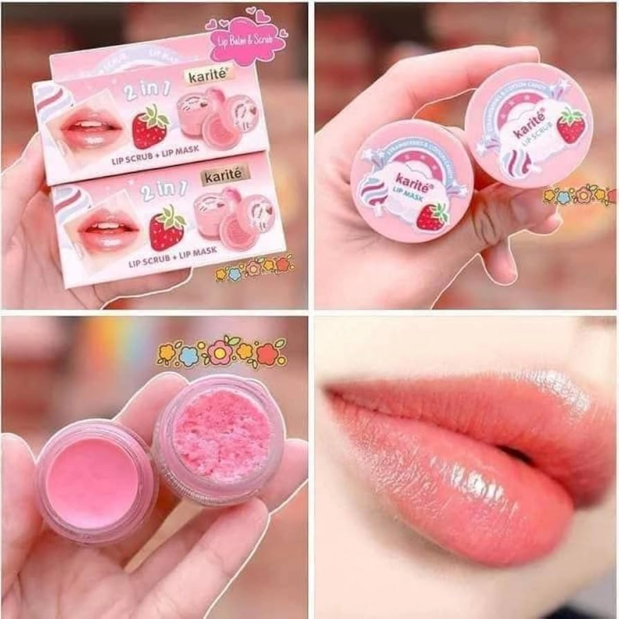 Karite lip mask