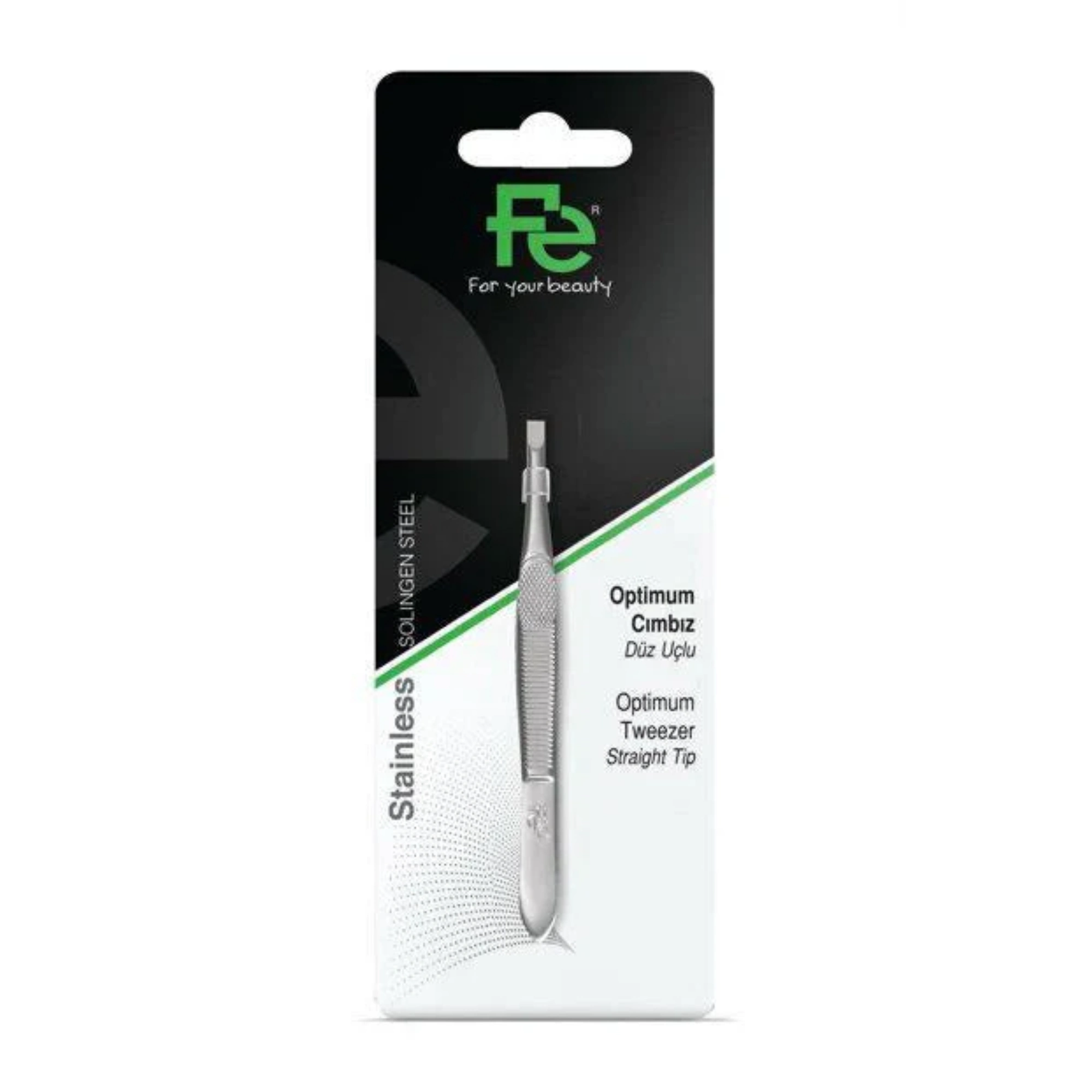 FE Stainless Optium Tweezer Straight Tip (Fepi039)