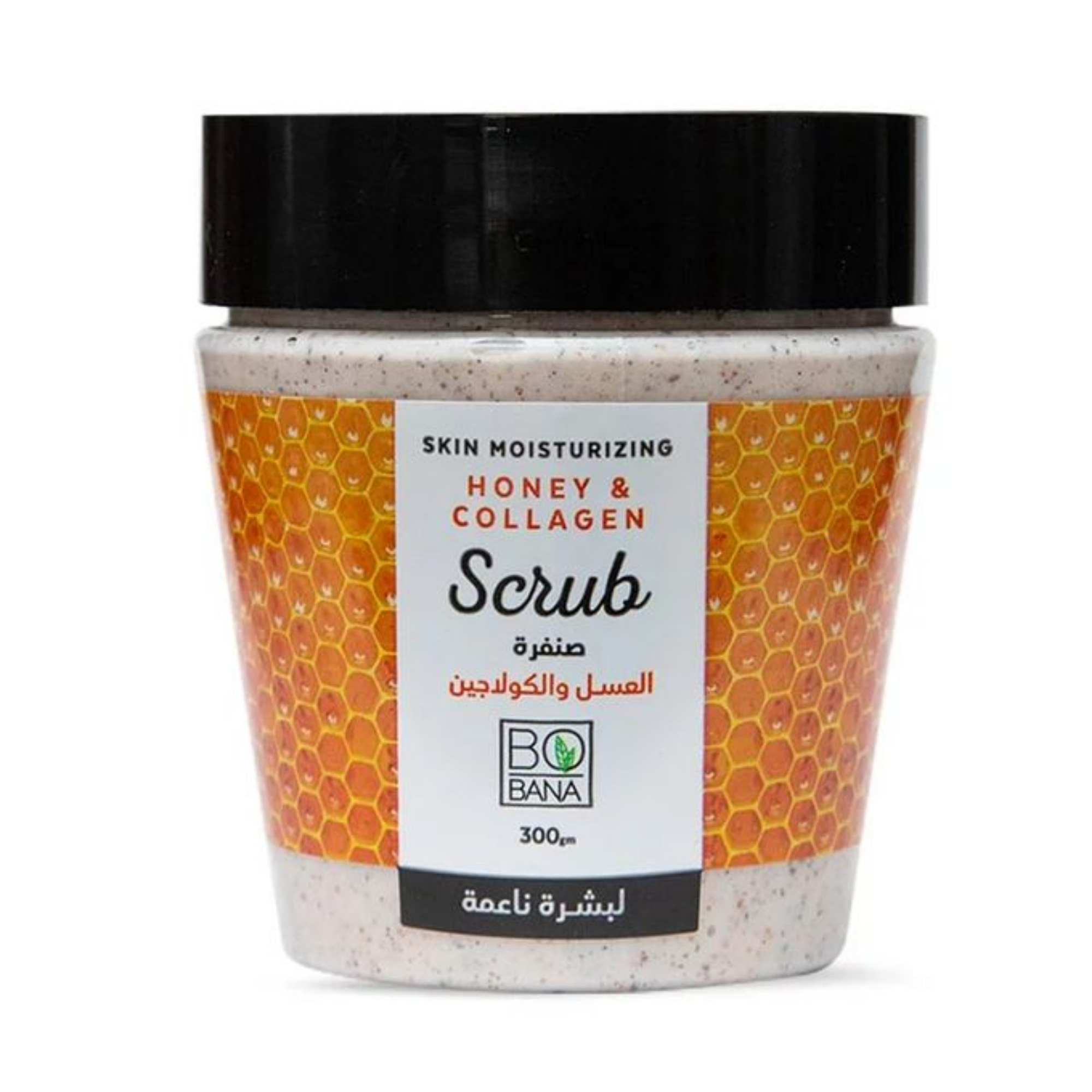 bobana scrub honey & collagen 300gm