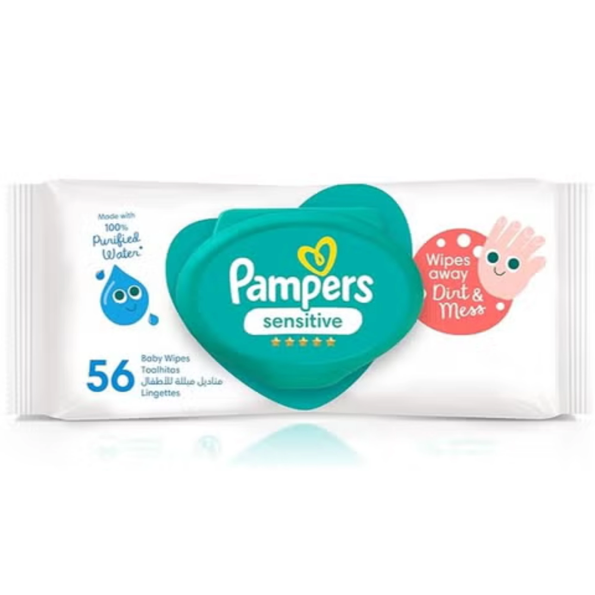 Pampers Baby Wipes Sensitive 56 pcs