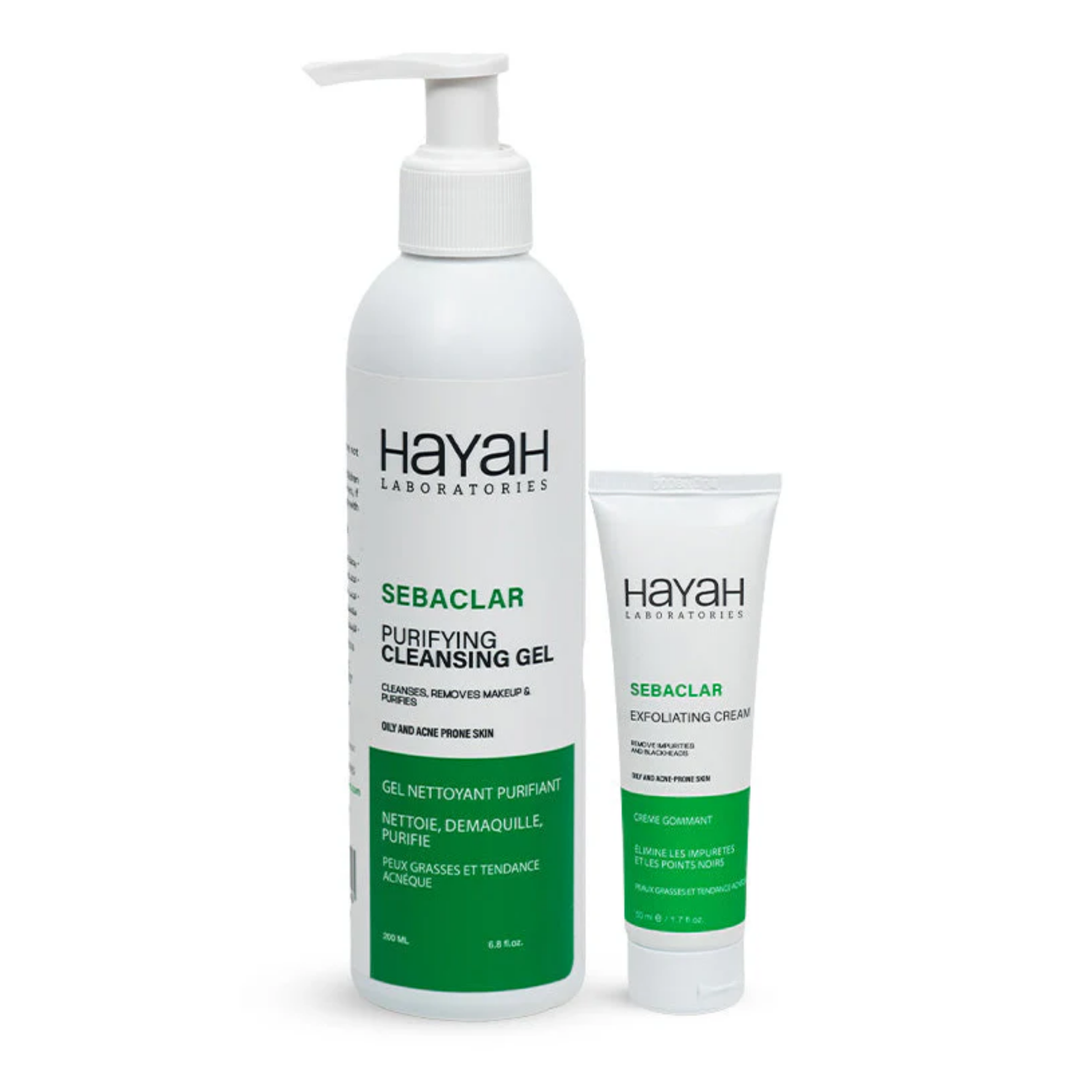sebaclar box exfloting +purifing cleanser
