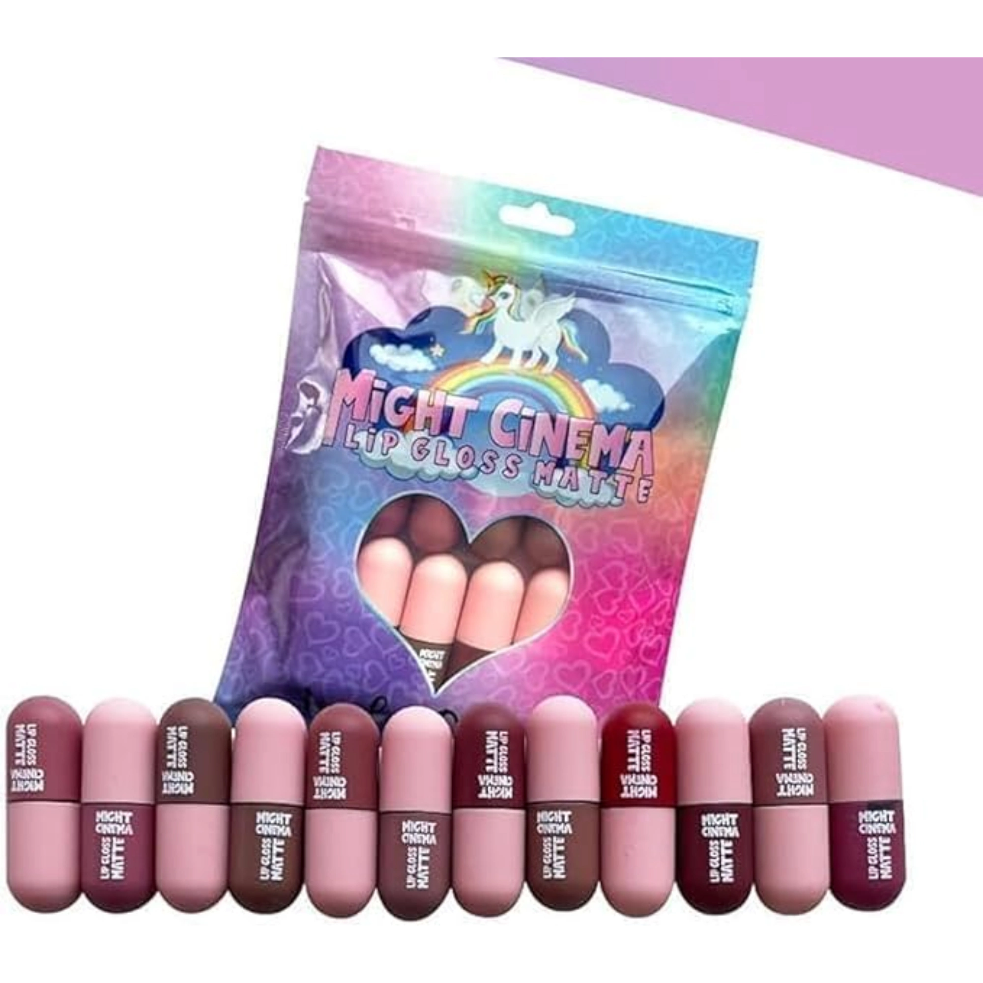 might cinema amazing lip gloss mini kit 12pcs