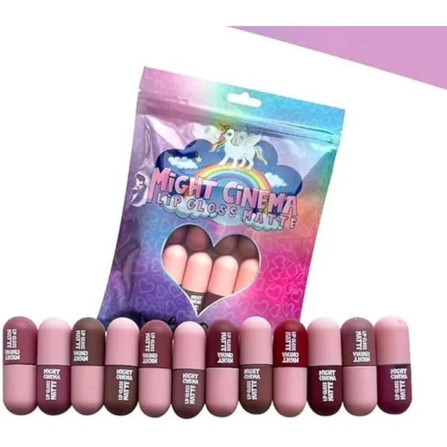 might cinema amazing lip gloss mini kit 12pcs