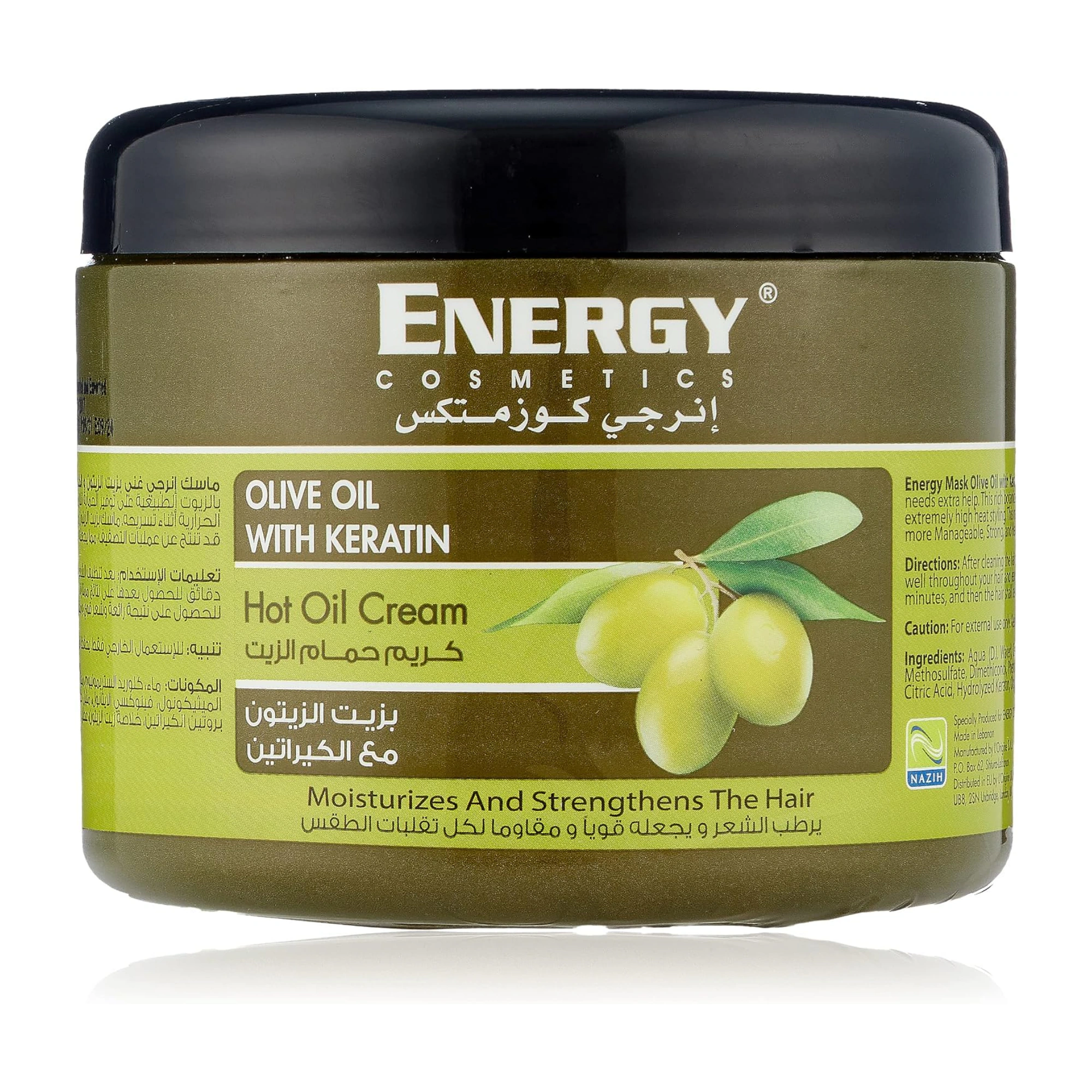 Energy Hair Mask Olive Keratin 500ml