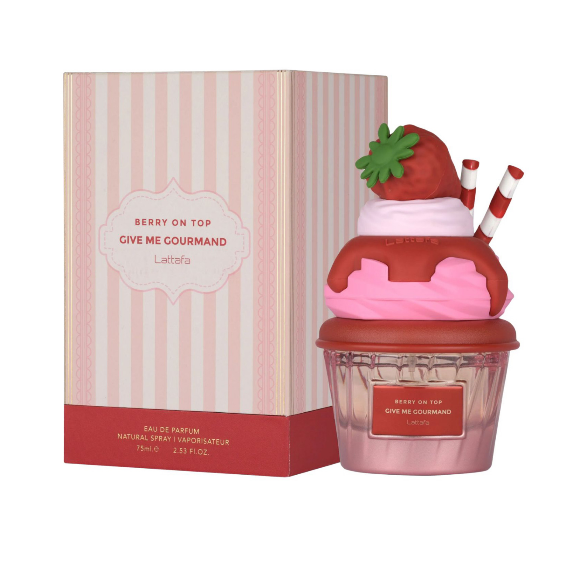 lattafa berry on top give me gourmand 75ml