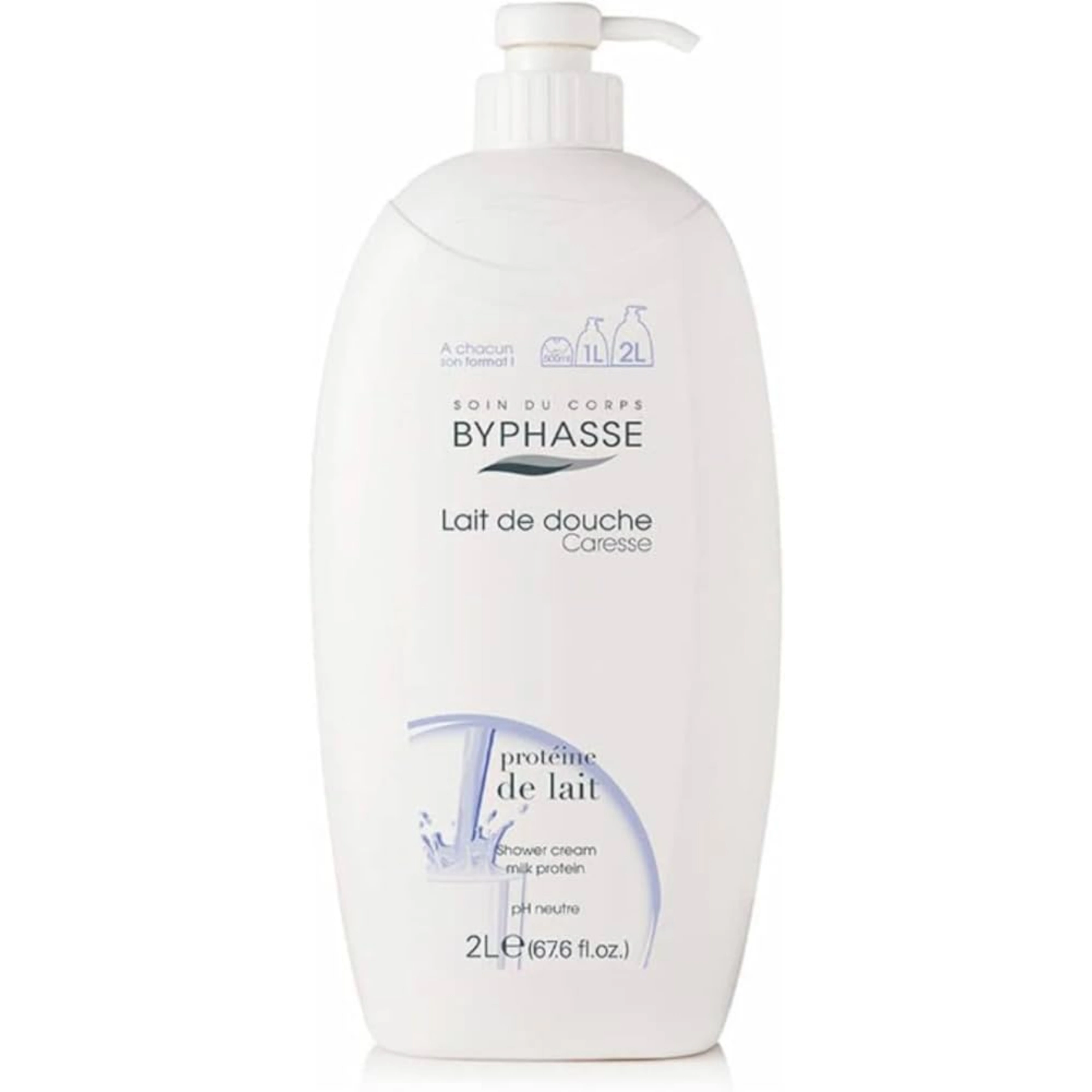 byphasee shower gel milk protein 2liter