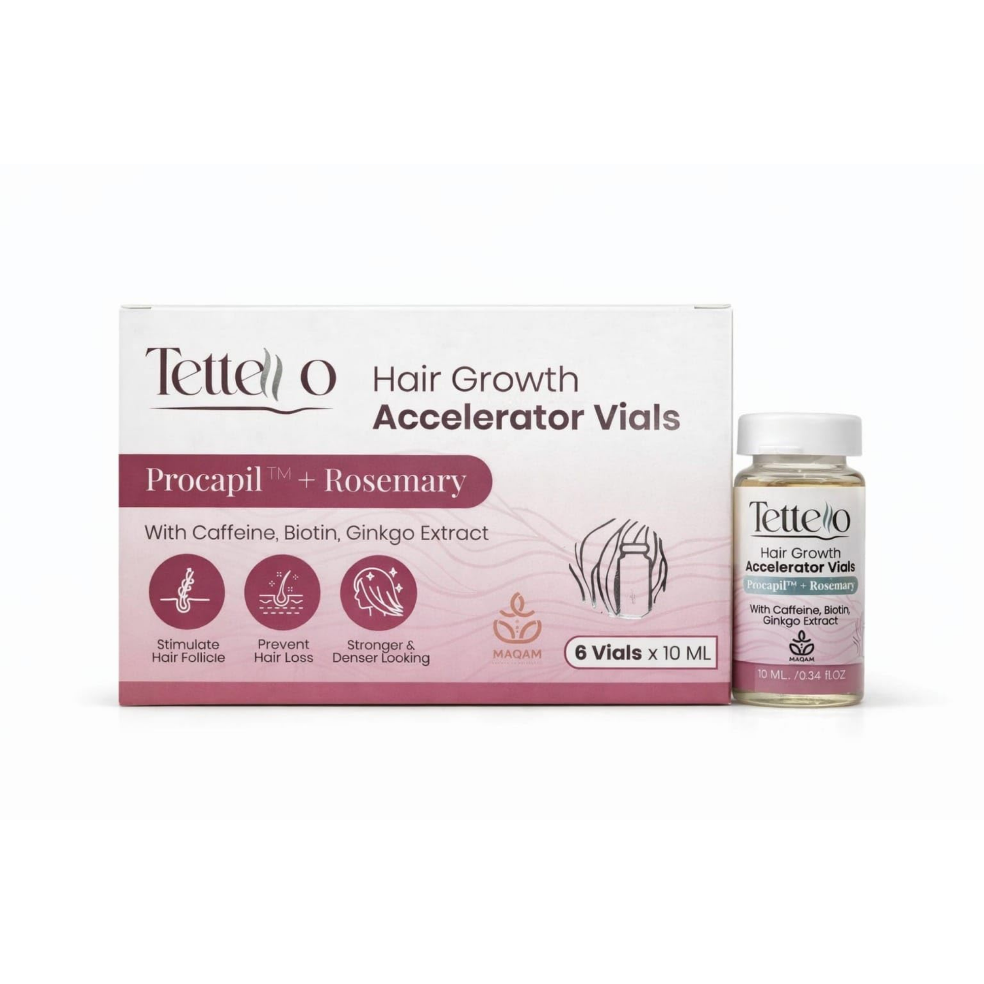 Tettello Hair Growth Accelerator 6 Vials