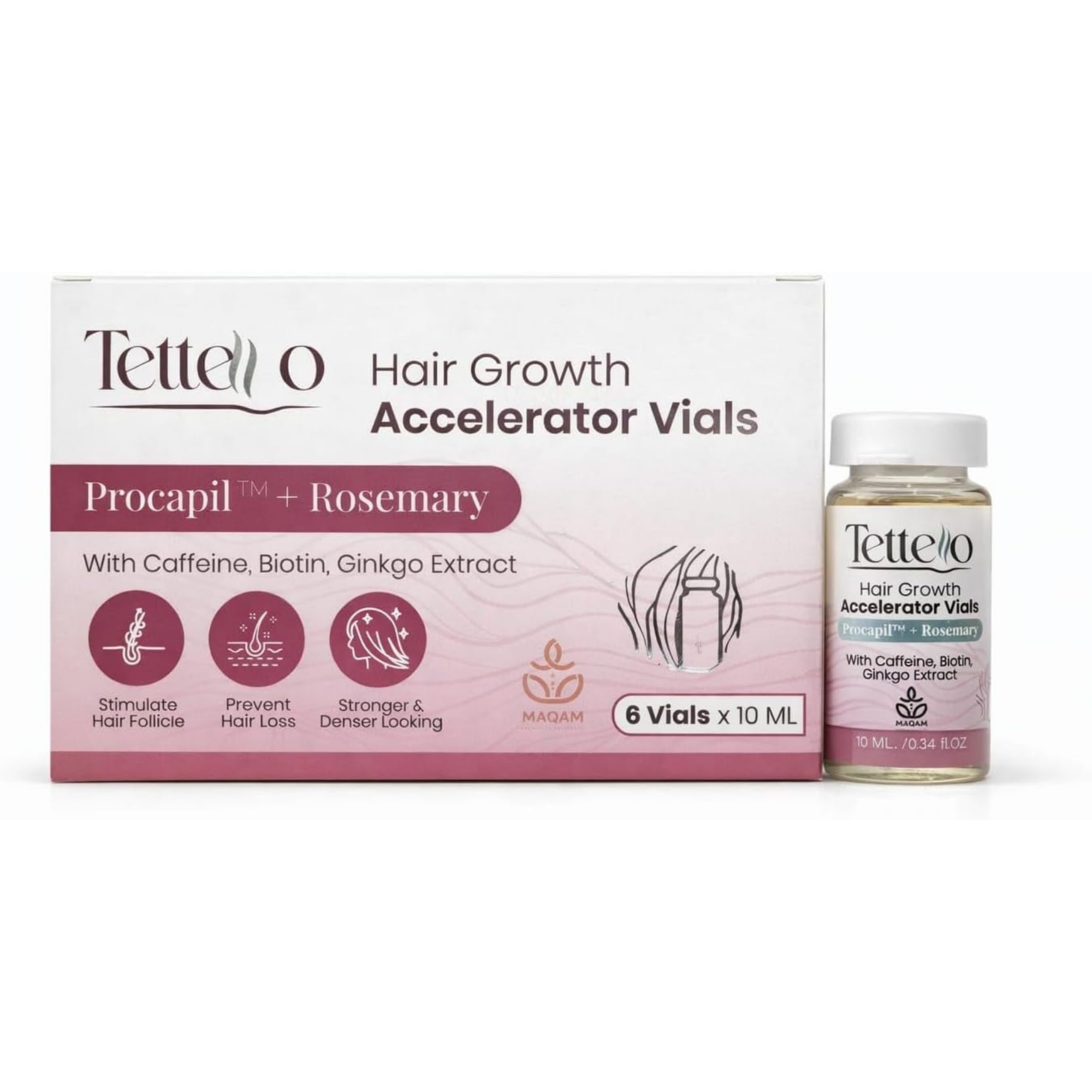 Tettello Plus Hair Growth Accelerator 6 Vials