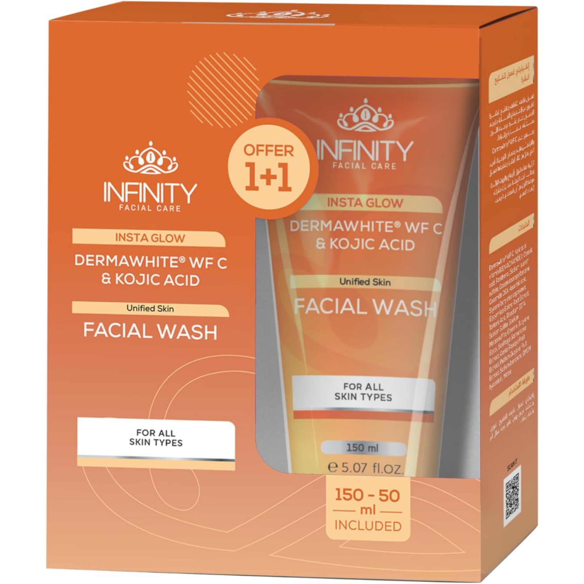 Facial Care Insta Glow Facial Wash 150+50 ML