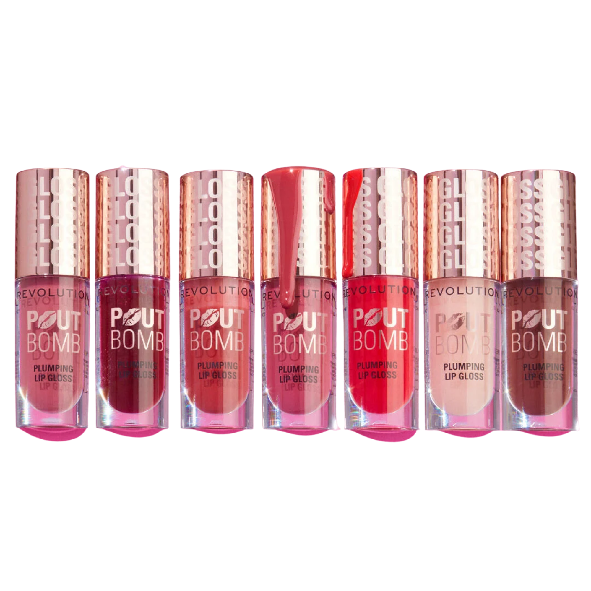 Revolution Plumping lipgloss jelly berry mauve