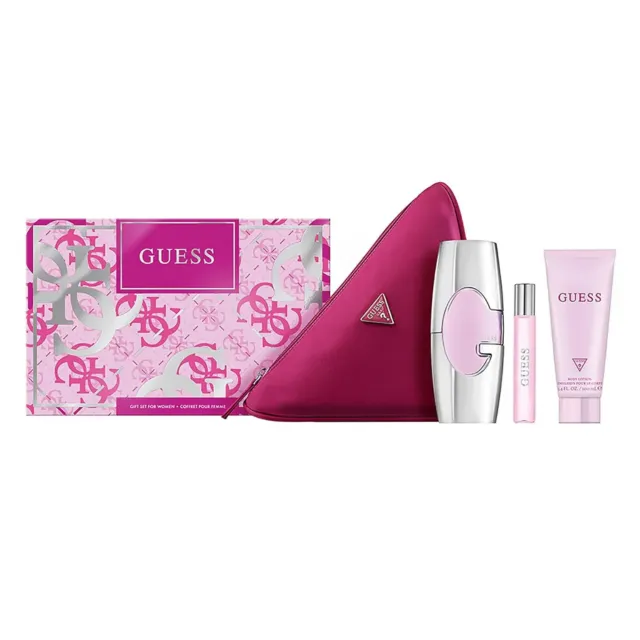 GUESS pink women SET EDT 100ML PLUS