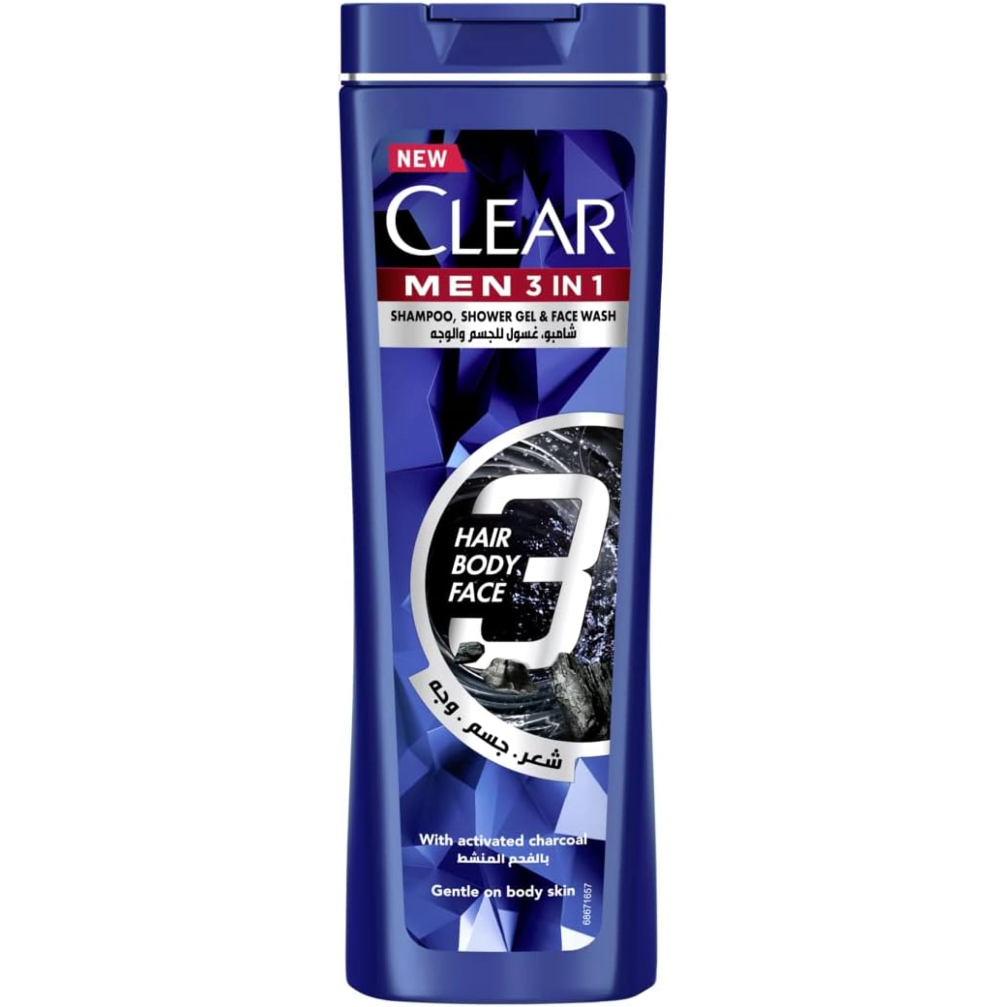 Clear Shampoo Men 3X1 Active Clean 180ml