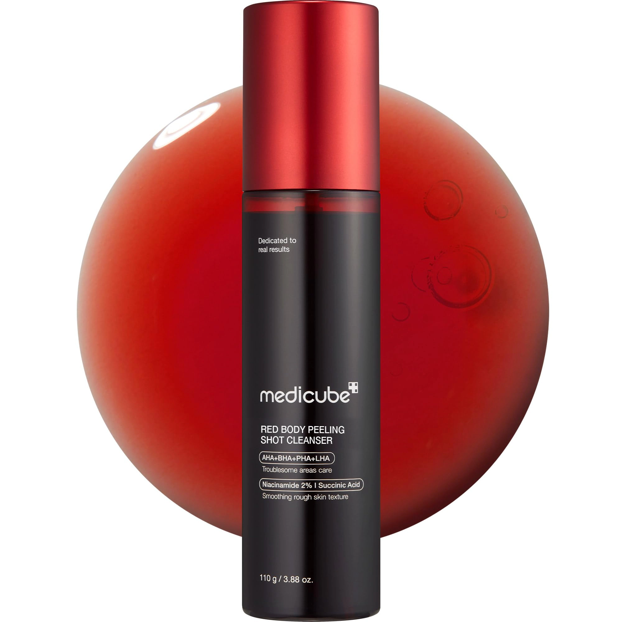 medicube red acne body peeling shot