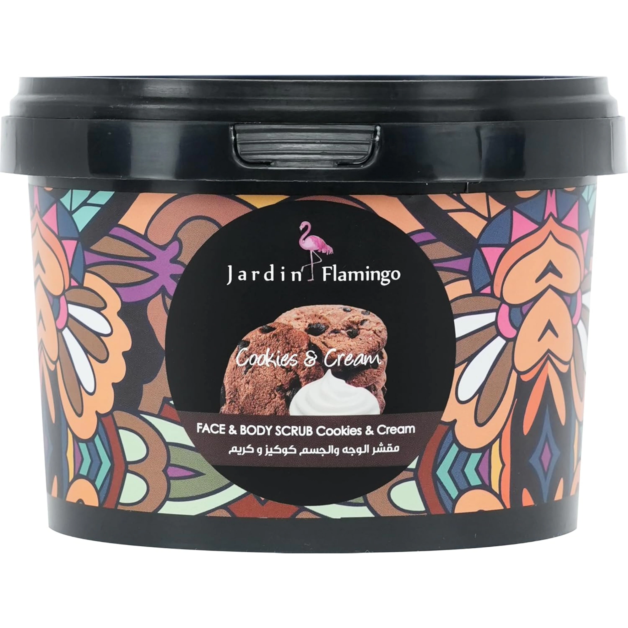 Jardin Flamingo Face&Body Scrub Cookies Cream 400G