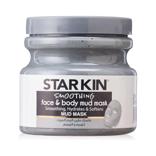 Starkin Smothing Face&Body Clay Mask Charcoal 300g