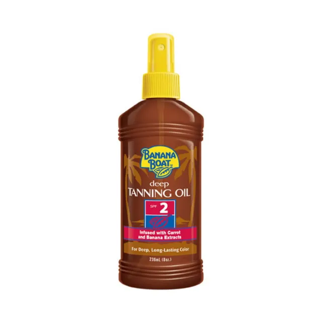 banana boat spf2 4 deep tanning oil 236 ml