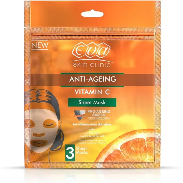 eva skin clinic sheet mask vitamin c