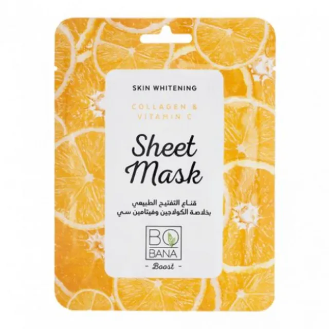 bobana sheet mask vitamin c &collagen