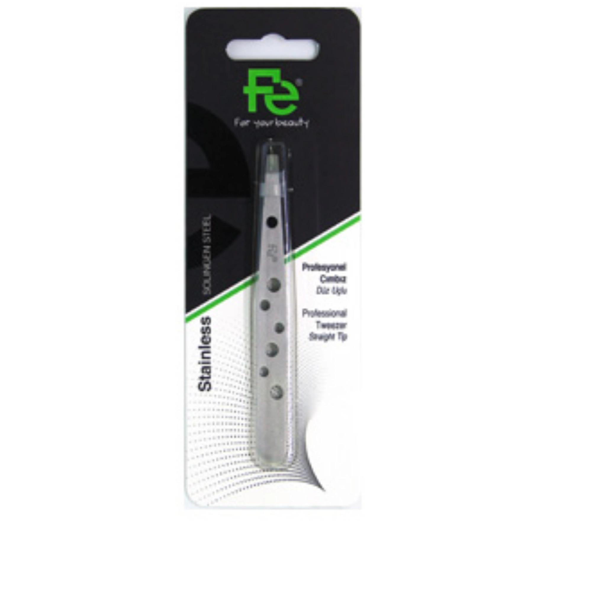 FE Stainless Profissional Tweezer Stra (Fepi033-A)