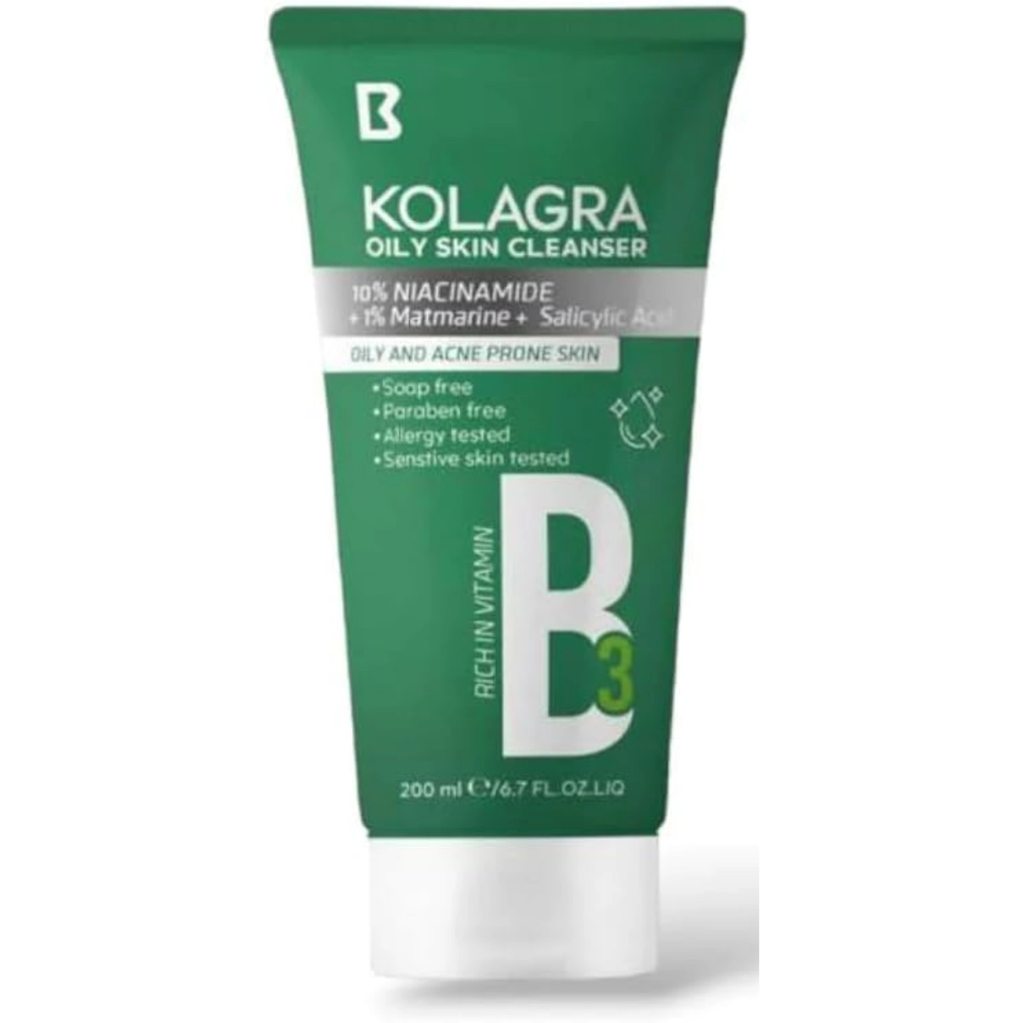 KOLAGRA CLEANSING GEL OILY SKIN 200ML