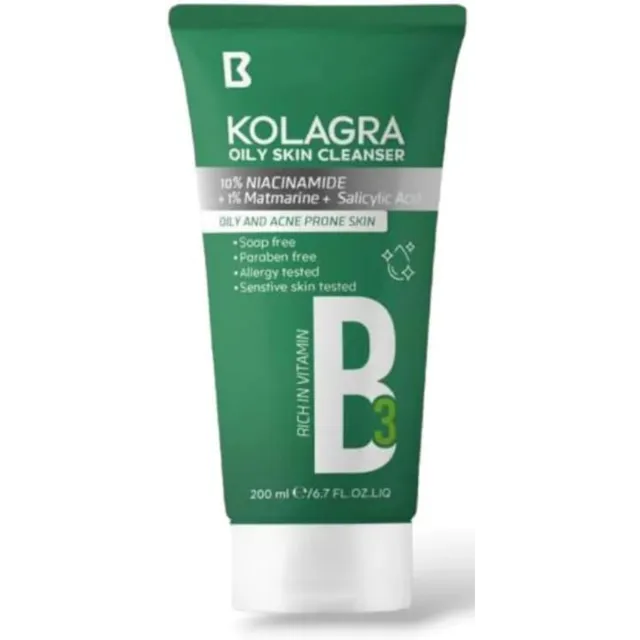 KOLAGRA CLEANSING GEL OILY SKIN 200ML