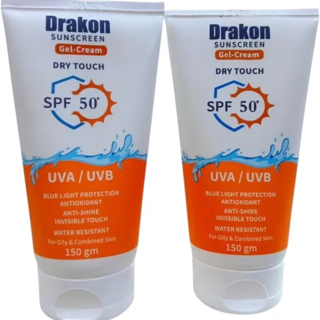 DRAKON SUNSCREEN GEL CREAM PROMO 1+1