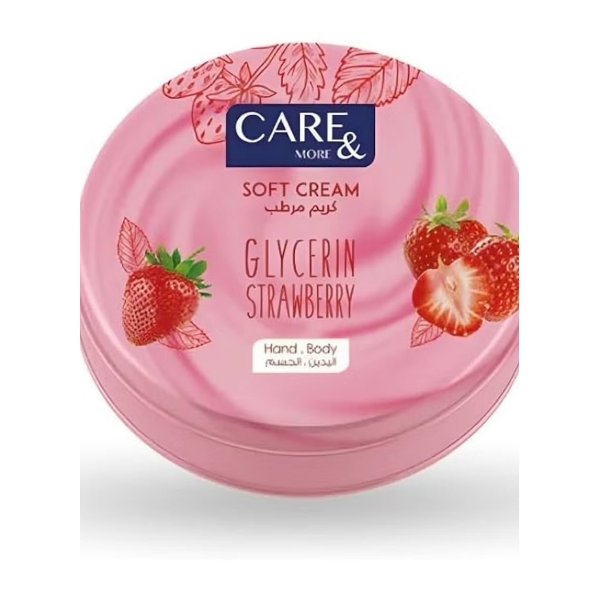 Care&More Soft Cream Hand&Body Strawberry 125 ml
