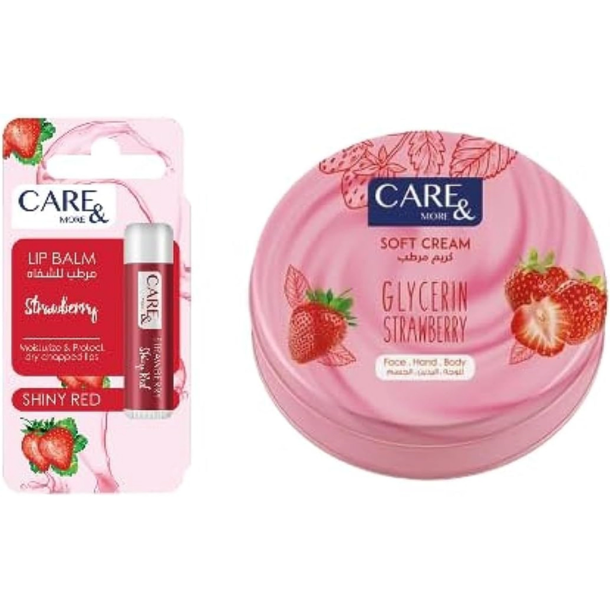 Care&More Soft Cream Hand&Body Strawberry 75ml